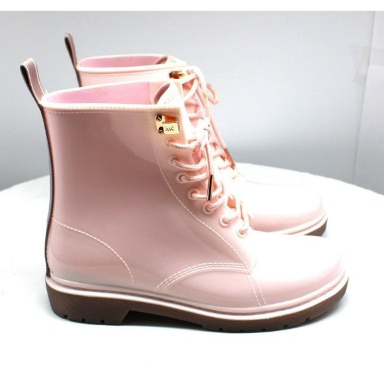 MICHAEL Michael Kors Women's Pink Boots | Depop