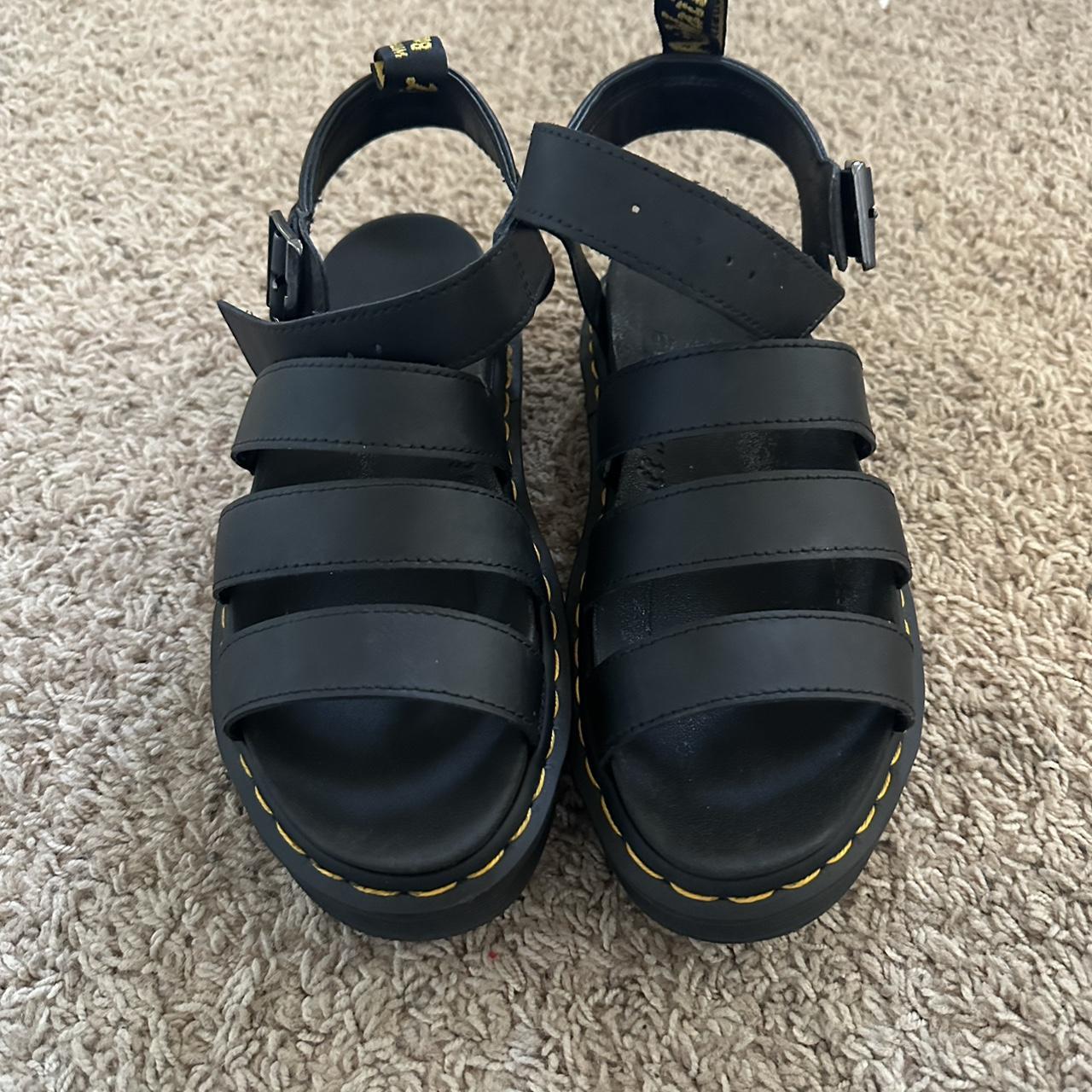 dr.martens blaire platform sandals - size 8 -... - Depop