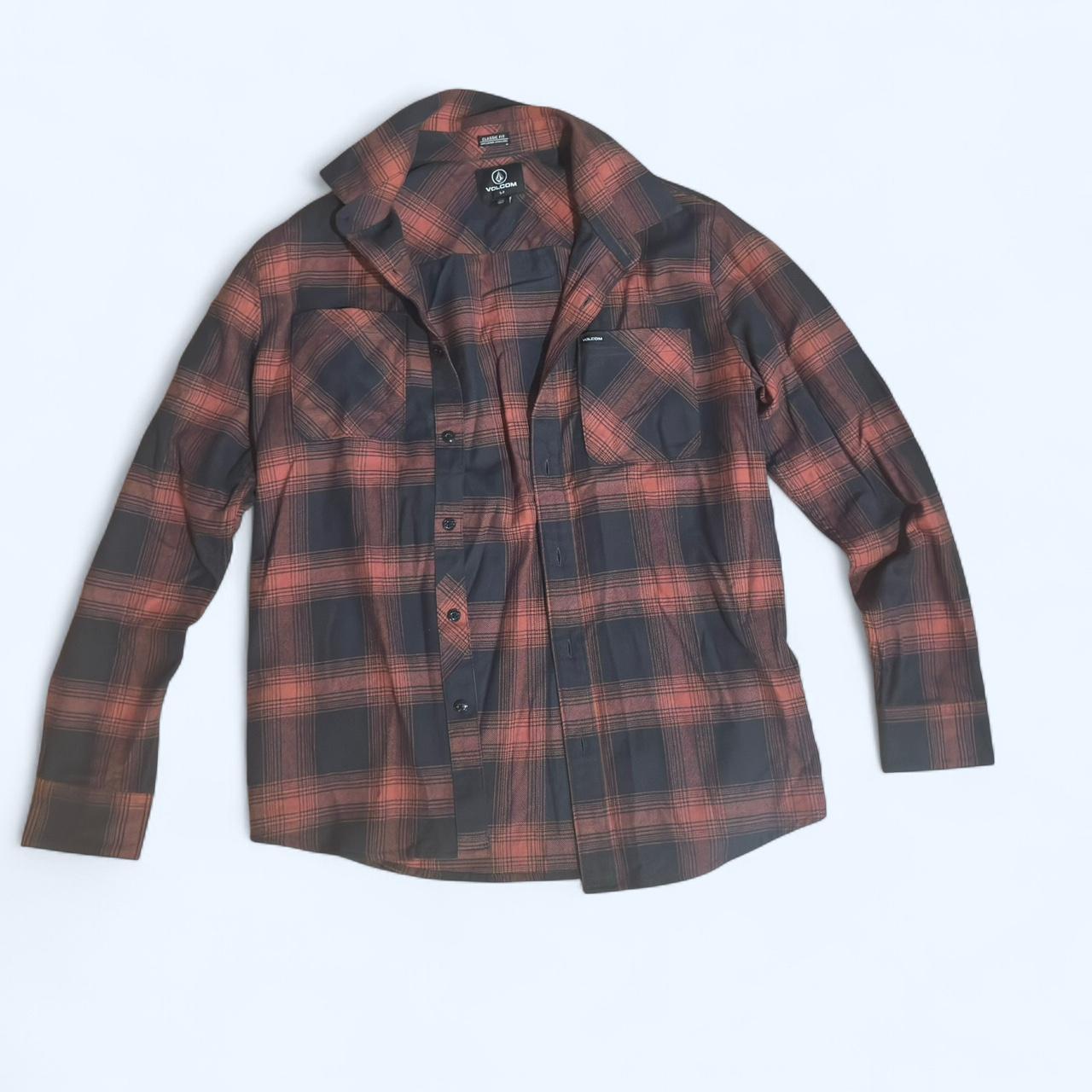 Volcom Men's Shirt - Red/Multi - S – Volcom red a… - image 1
