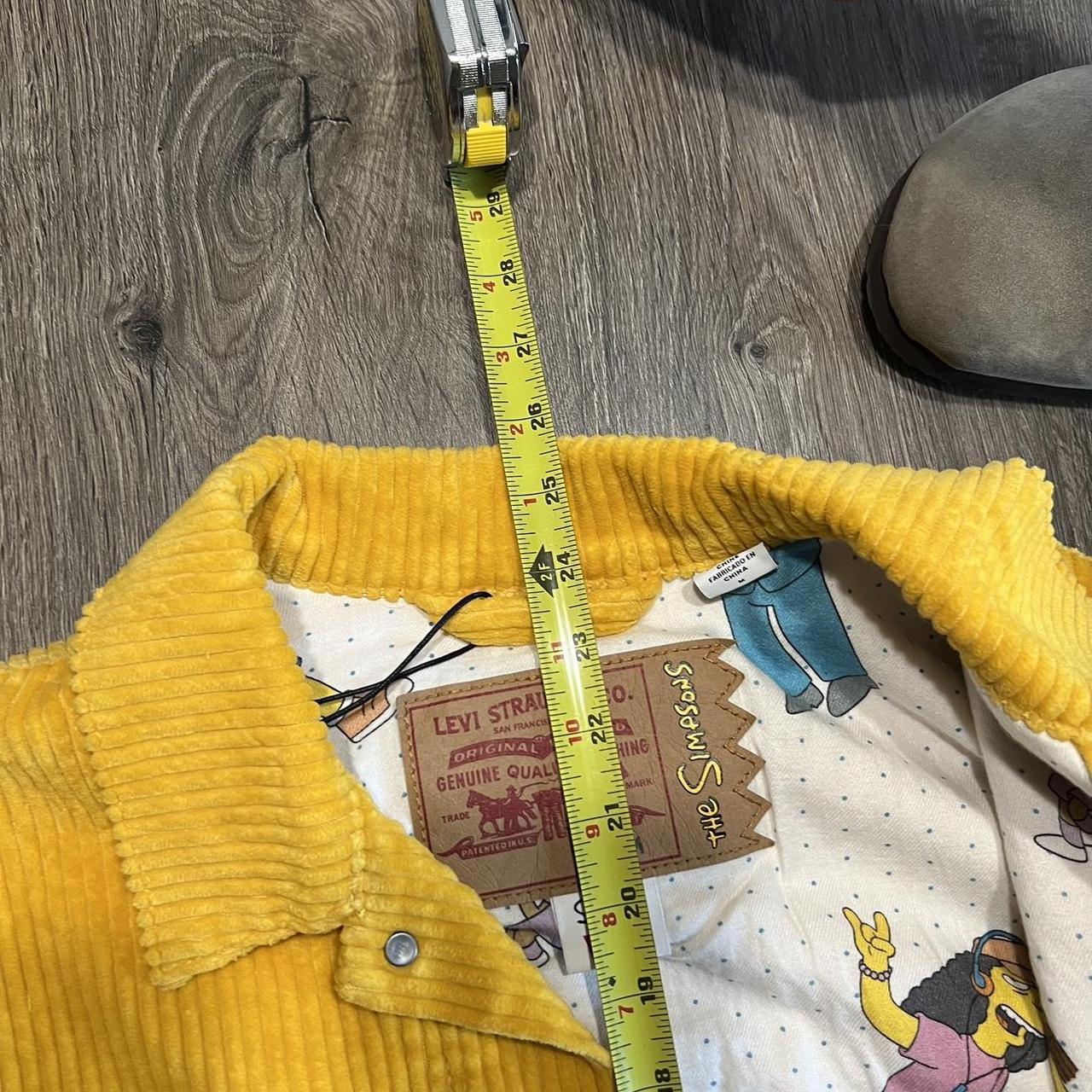 Simpsons Yellow corduroy jacket from Levi's | Depop