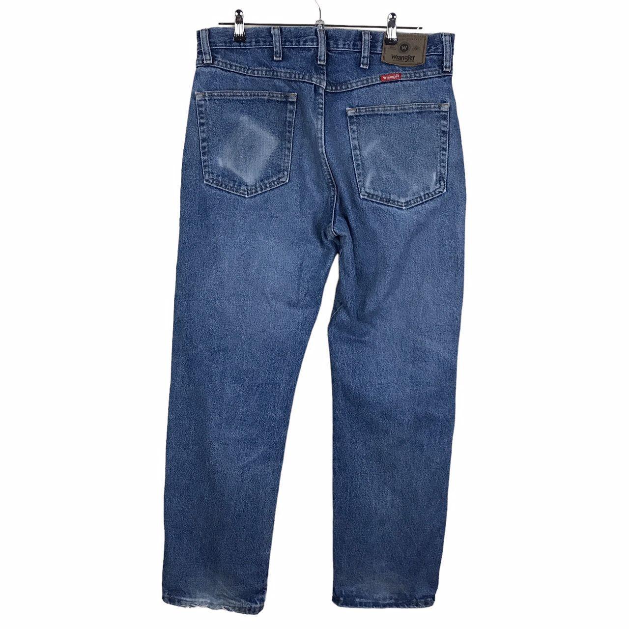 Wrangler Men's Blue Jeans | Depop