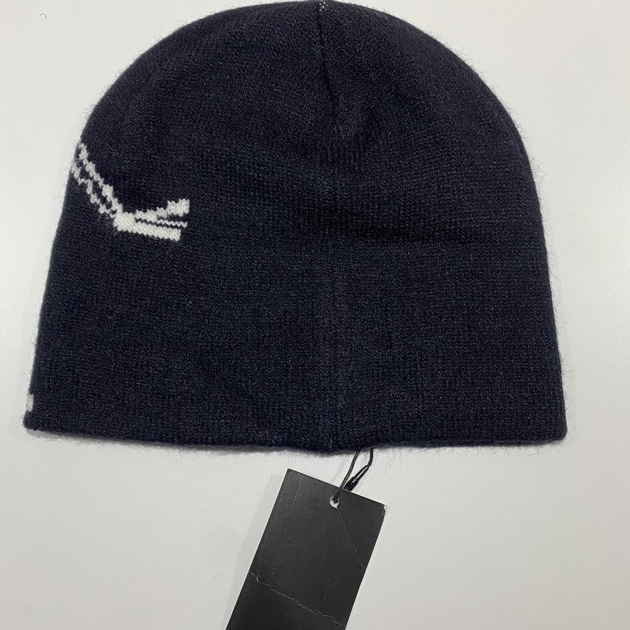 Black Arcteryx Beanie Bird Head Touqe Brand New - Depop