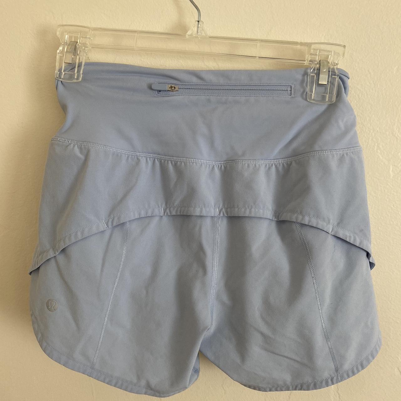Light blue lululemon shorts Size 2 tall Mildly worn... Depop