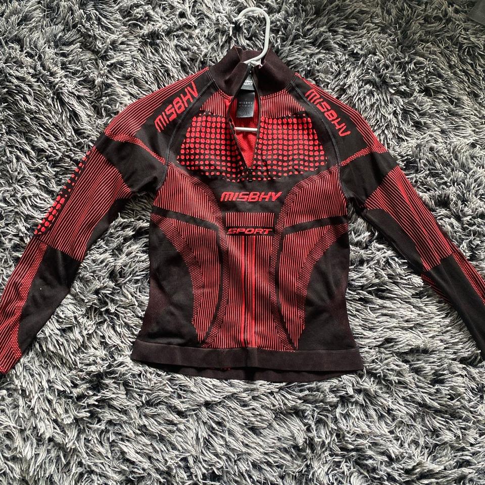 red and black AUTHENTIC TEAM ATHLETICS MLB - Depop