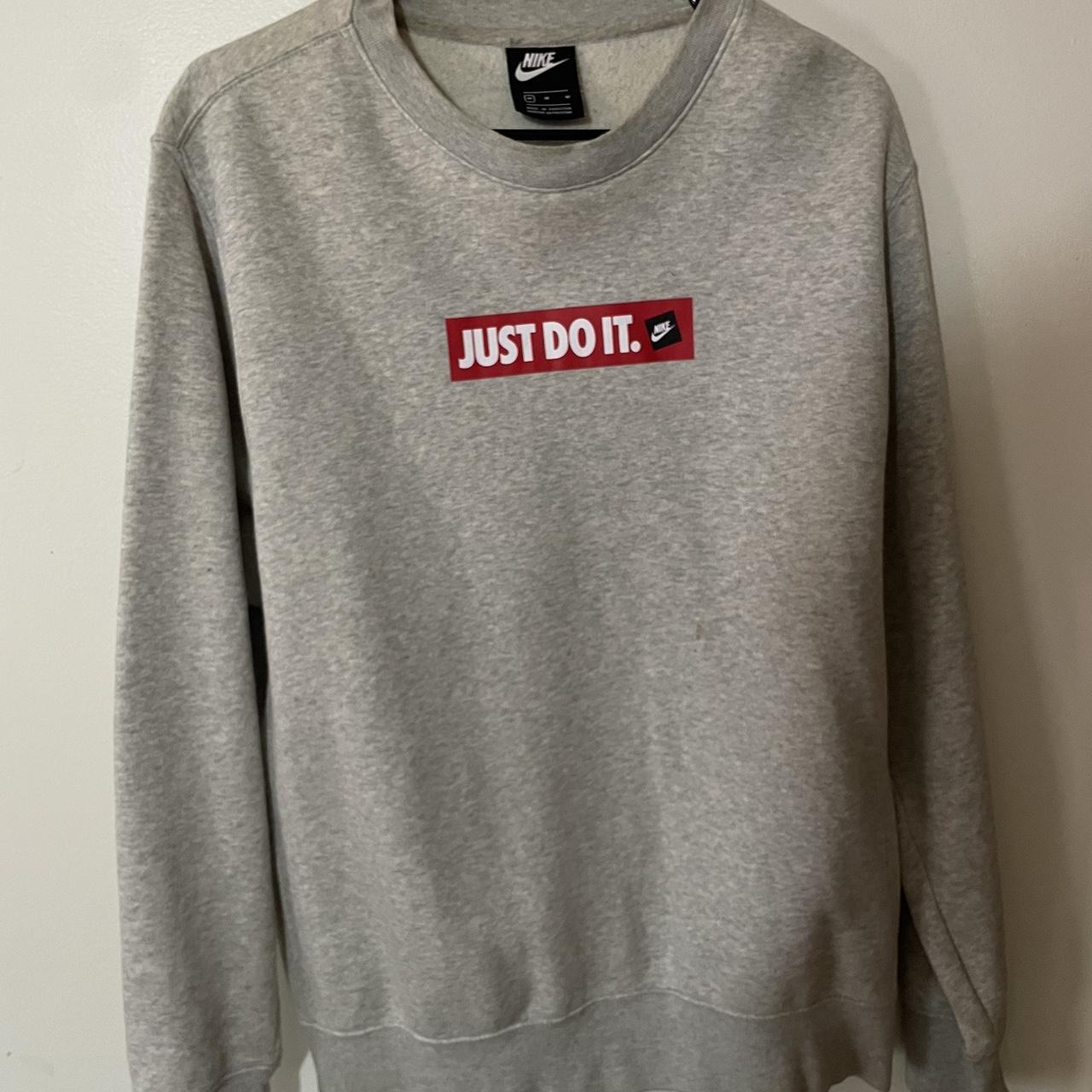 just do it sweatshirt womens