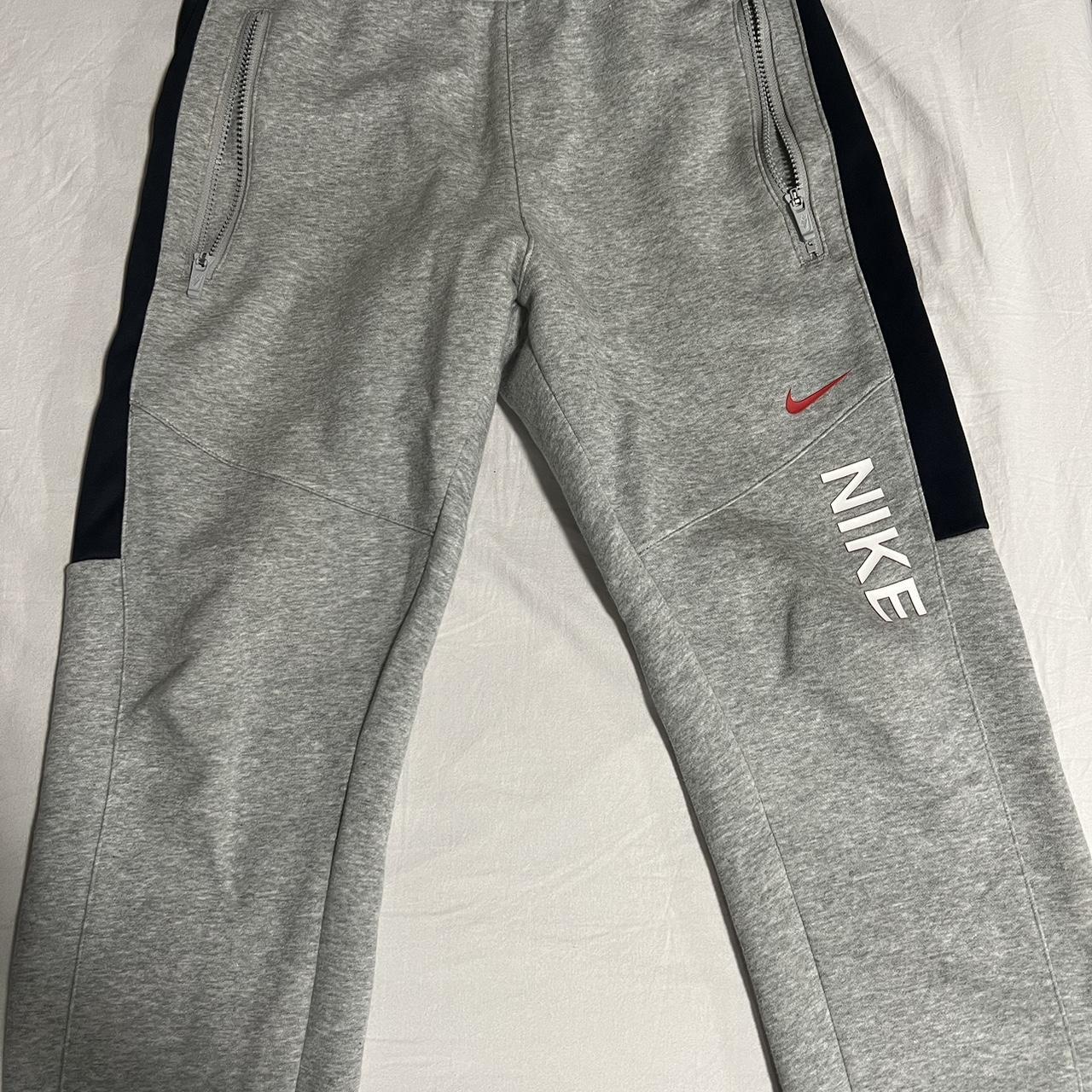 mens grey nike tracksuit bottoms