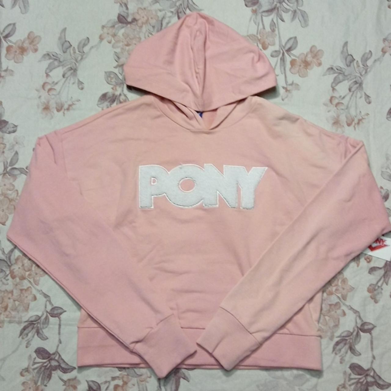 Brand New Women s Pink PONY Hoodie Cute designer. Depop