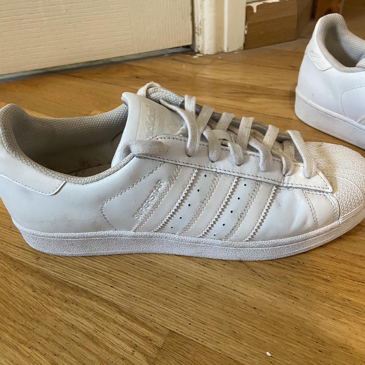 Adidas Originals Superstar White 8, Worn once