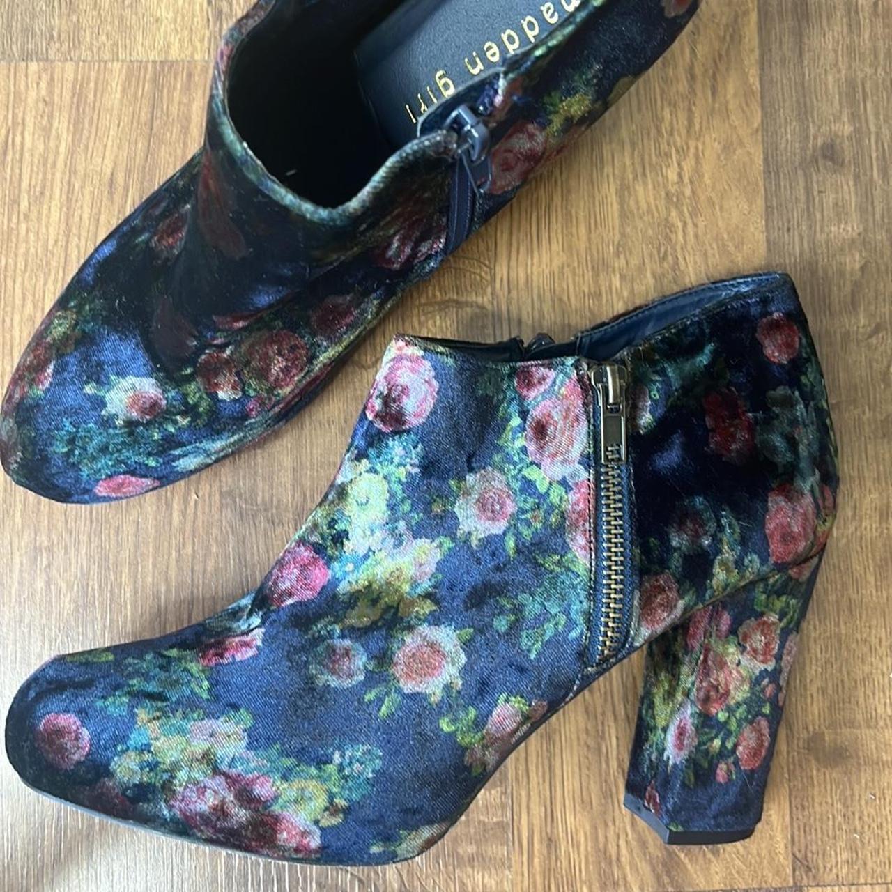 madden girl floral boots