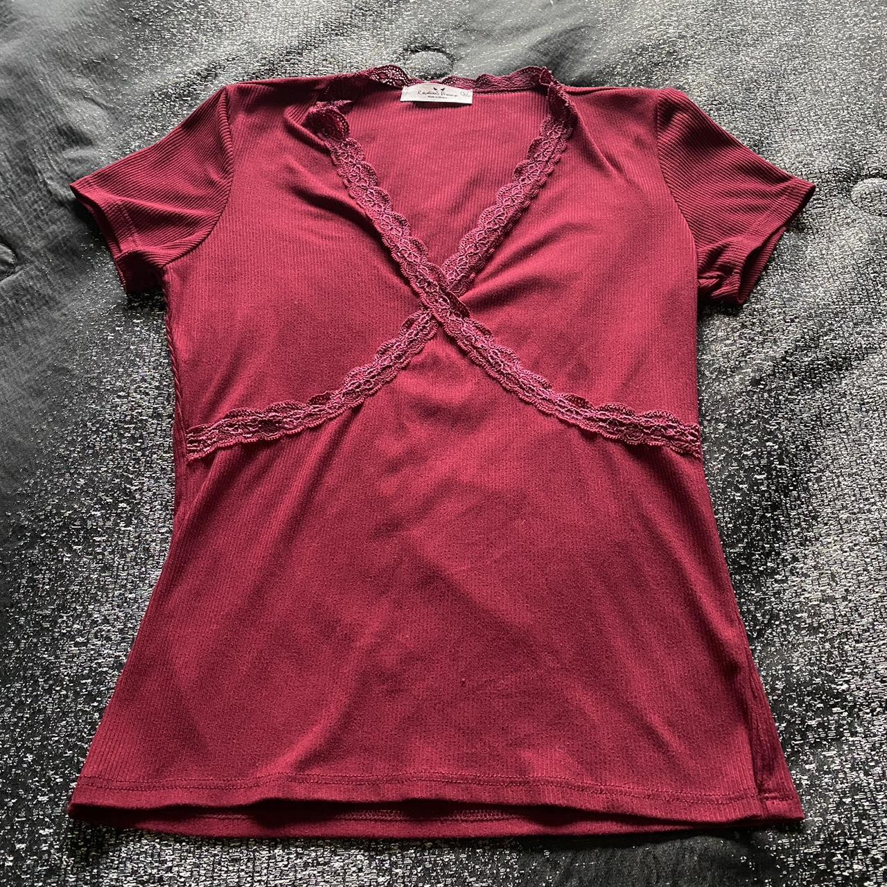 Women's Burgundy Shirt
