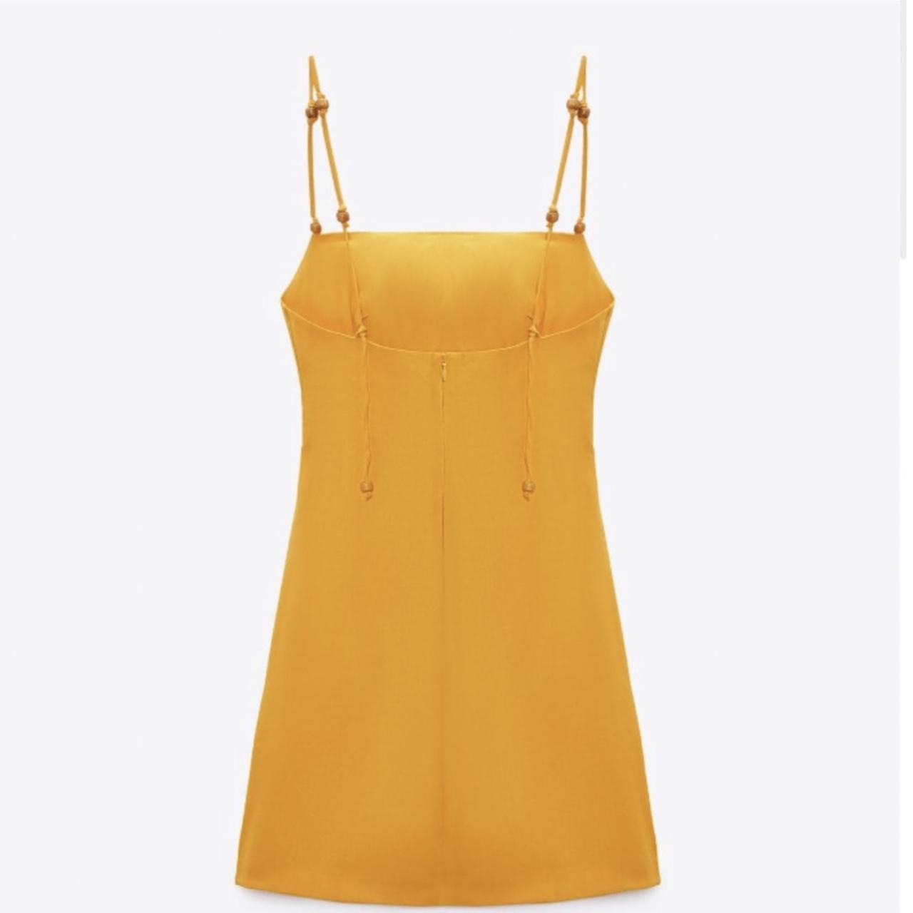 Zara Women's Orange Dress | Depop