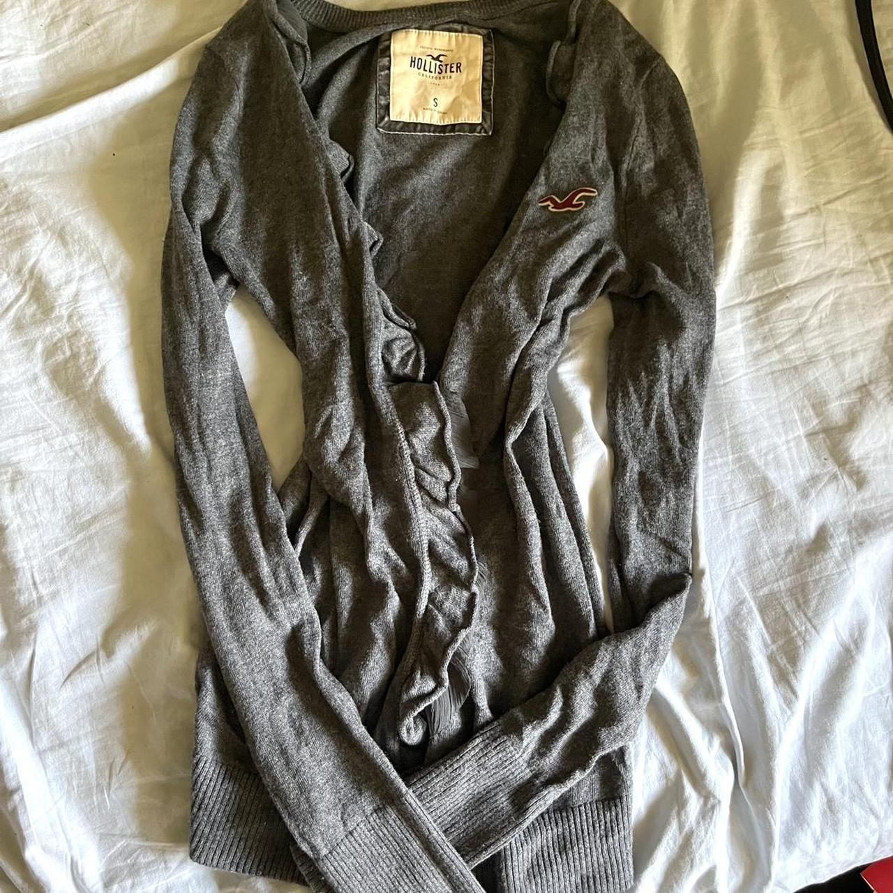 Hollister Co. Women's Grey Jumper Depop