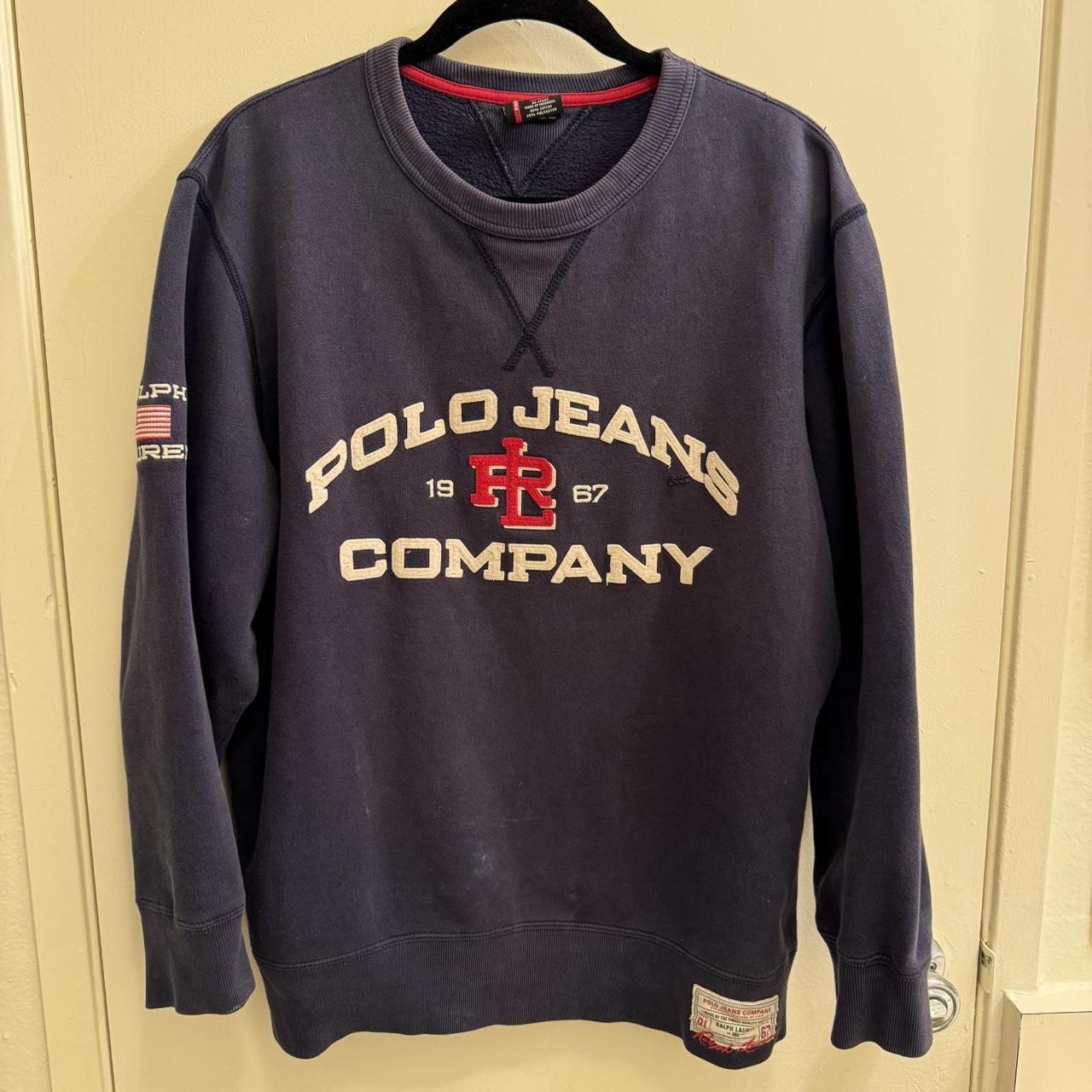 Vintage Polo Ralph Lauren Crew Neck Size: M Fair... - Depop