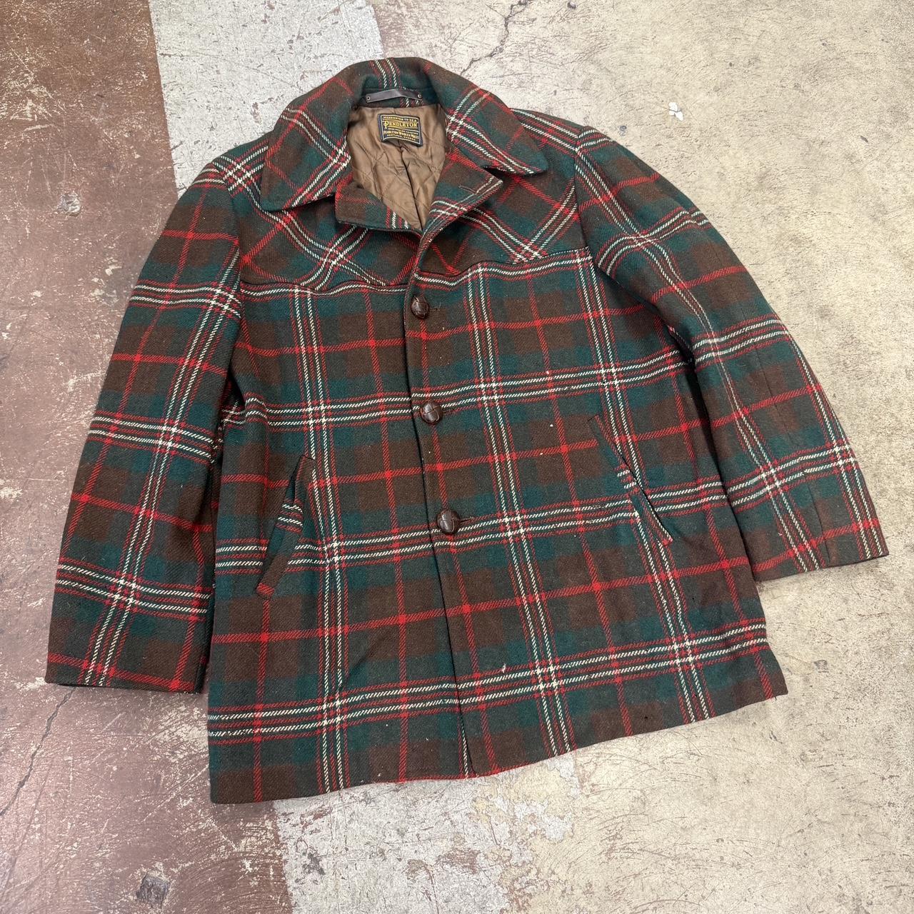 Pendleton Men's Overcoat - Multi/Green – Pendleto… - image 1