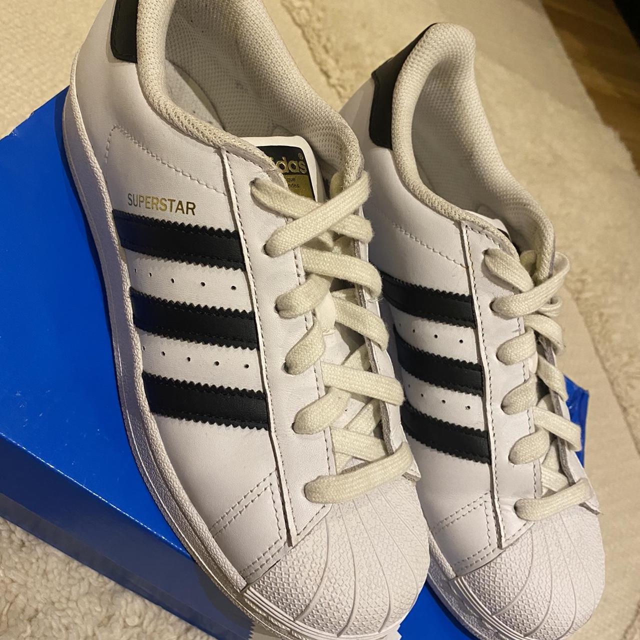 Adidas Superstars Size 5.5 Only worn a few times so... - Depop