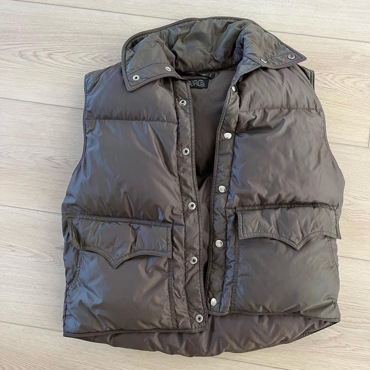 Jc penny puffer vest #y2k #vintage #brown #vest - Depop