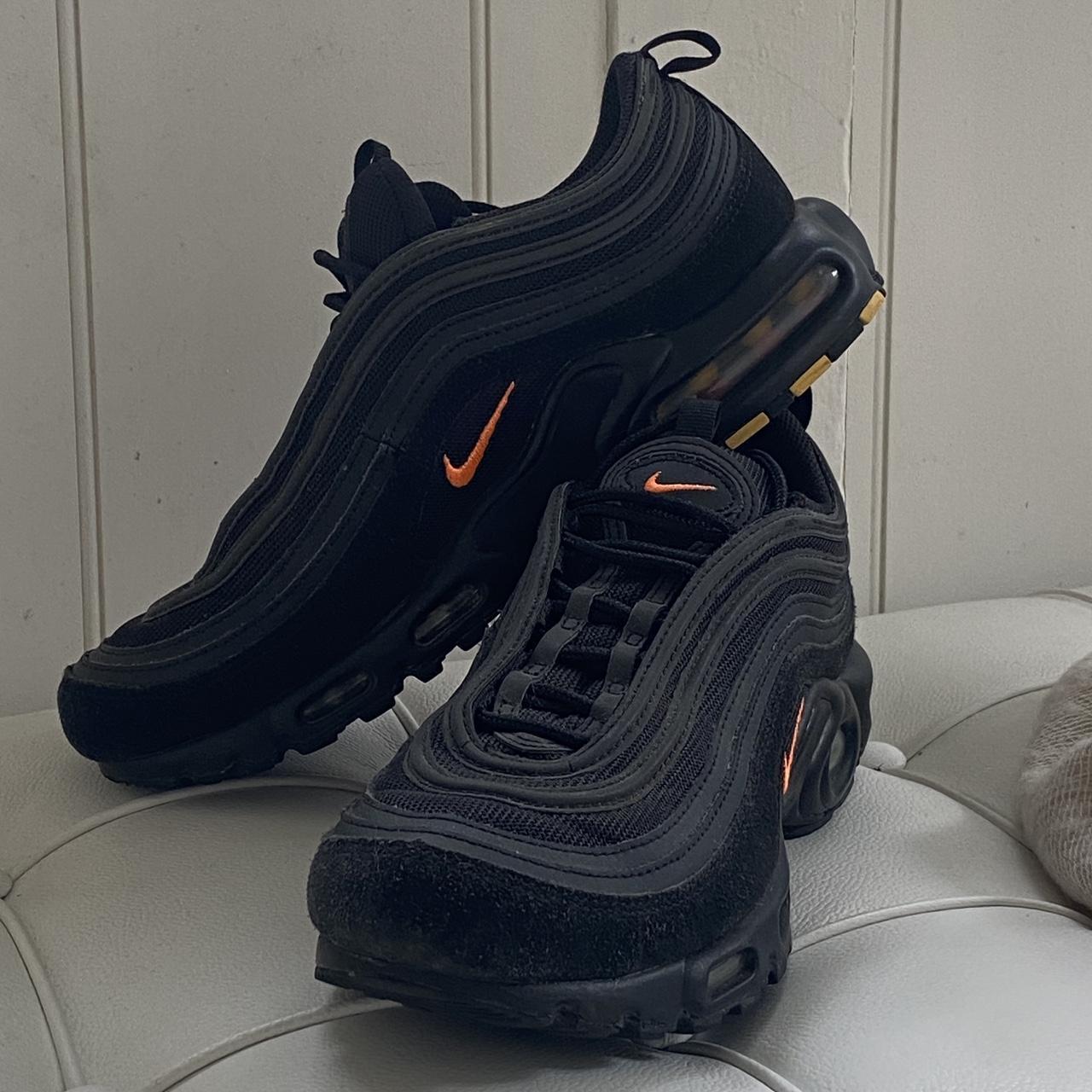 air max plus 97 black hyper crimson