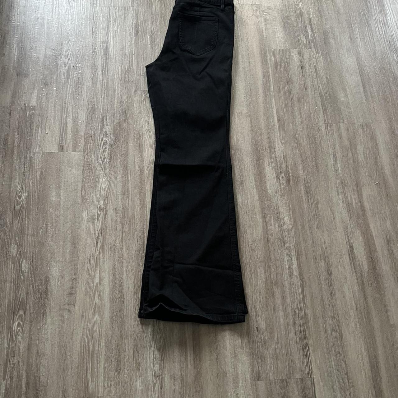 Jet black BDG MORRISON HIGH RISE flares - Depop