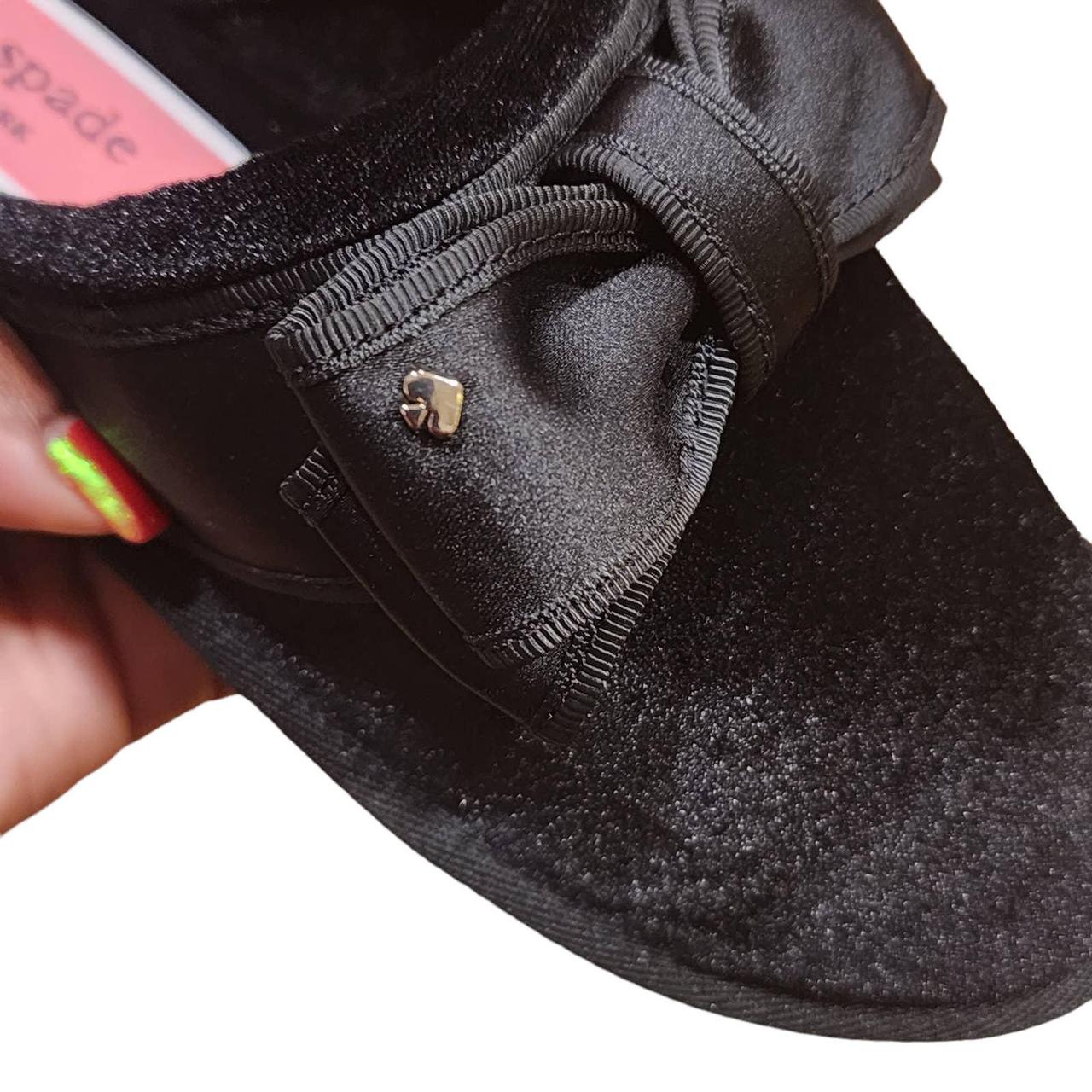 Kate spade black discount slippers