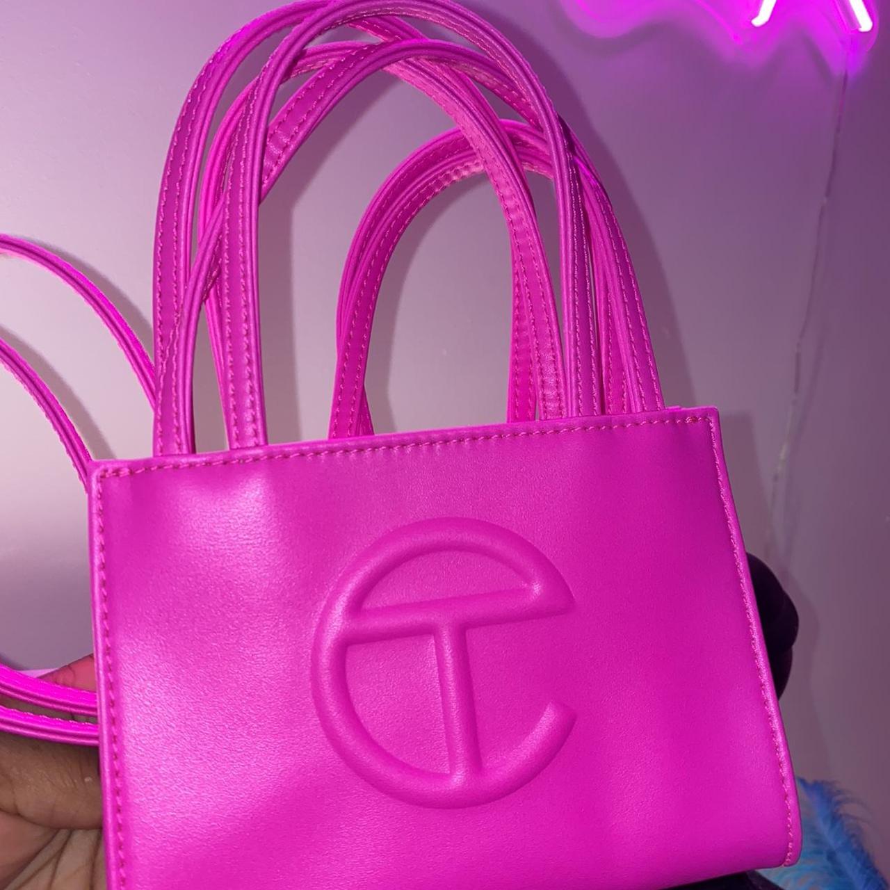 Telfar Women S Pink Bag Depop