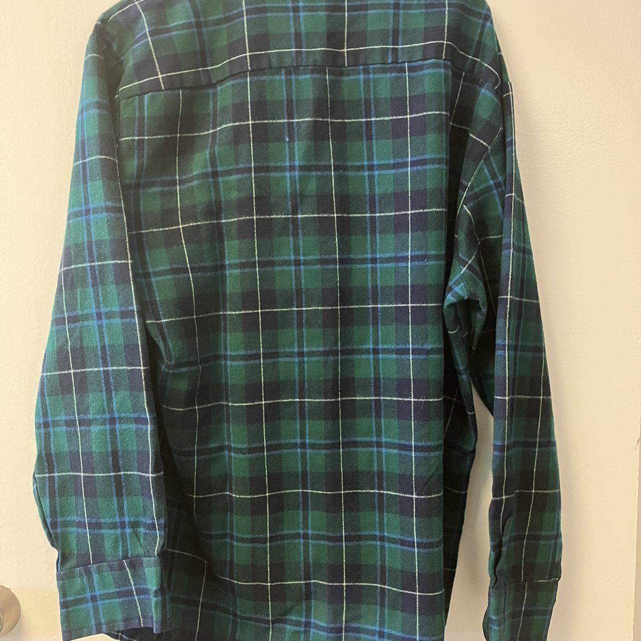 Vintage Back Packer Flannel Plaid Button Down with - Depop