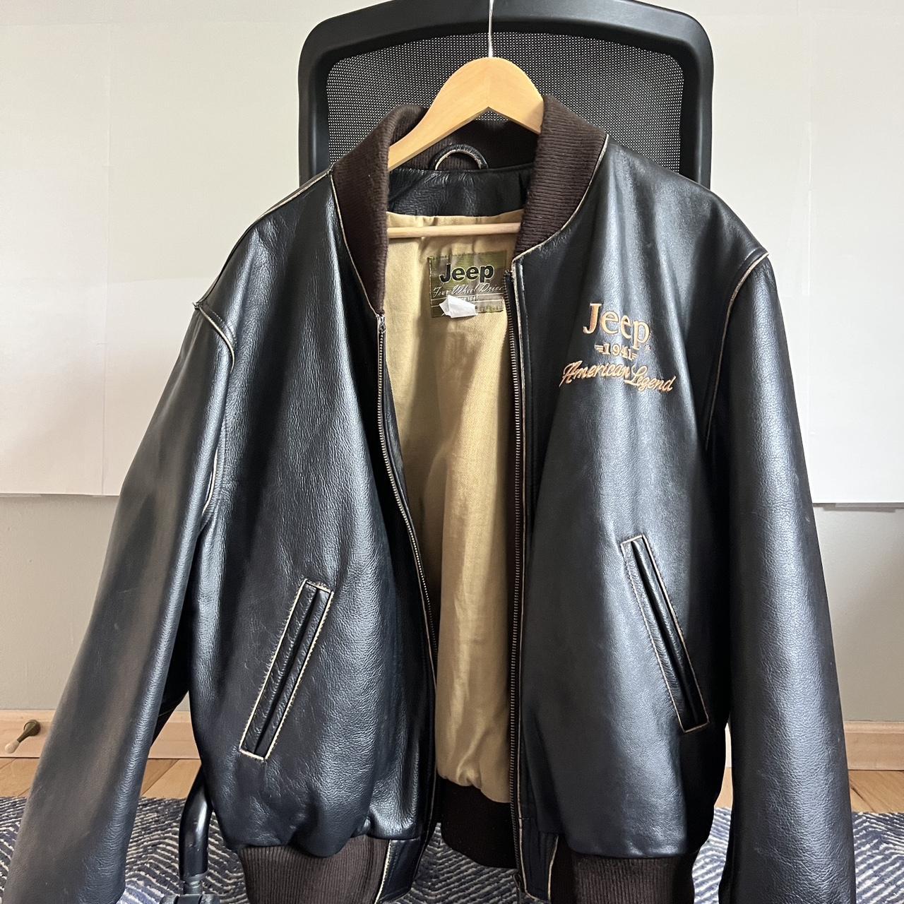 Jeep clearance leather jacket