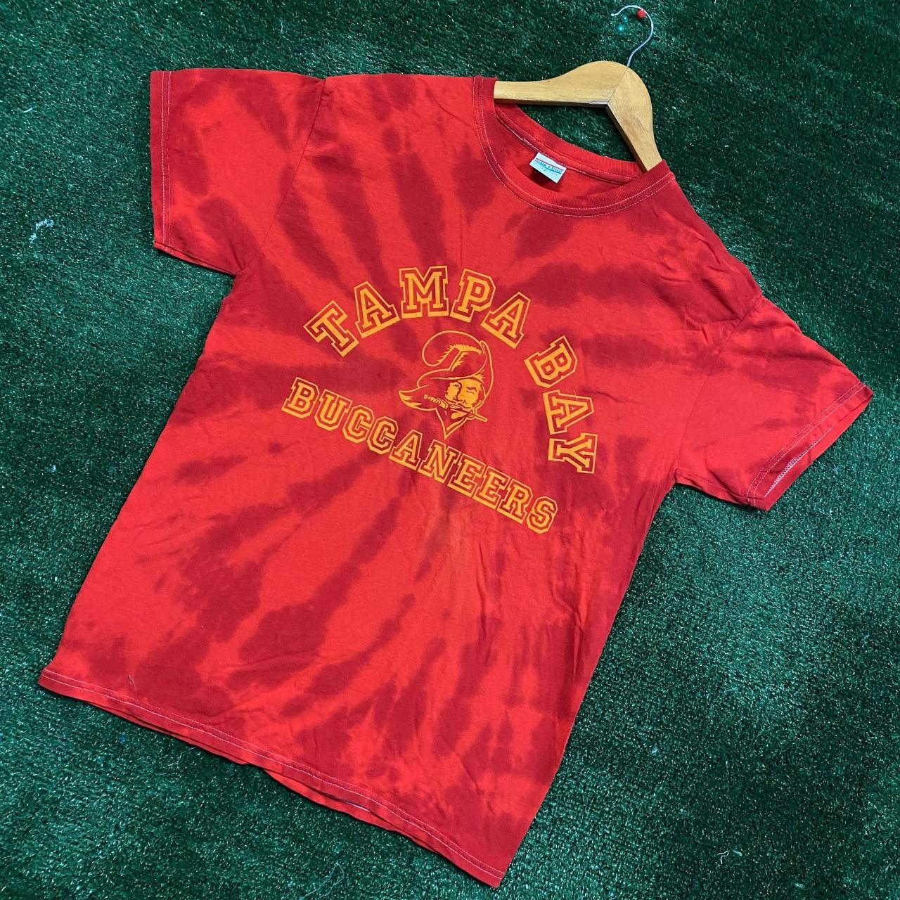 NIKE NFL TAMPA BAY BUCCANEERS SHIRT! Tie-dyed this - Depop