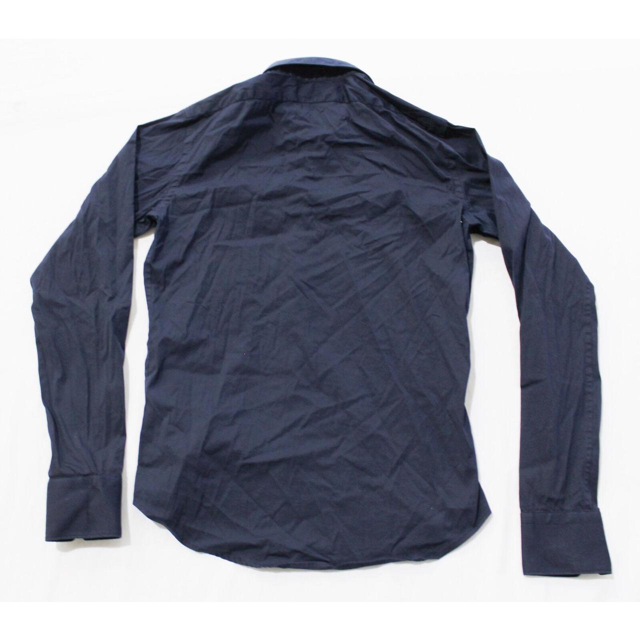 Zara Men's Navy and Blue Sweatshirt Depop