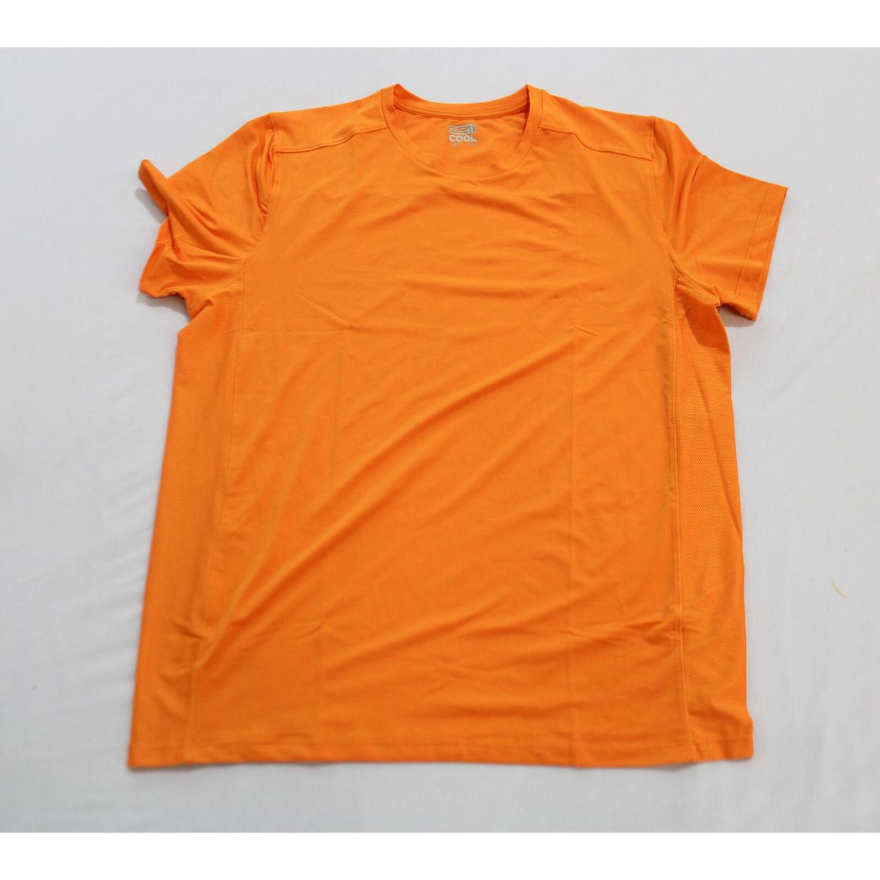 32 Degrees Men's Orange Tshirt Depop