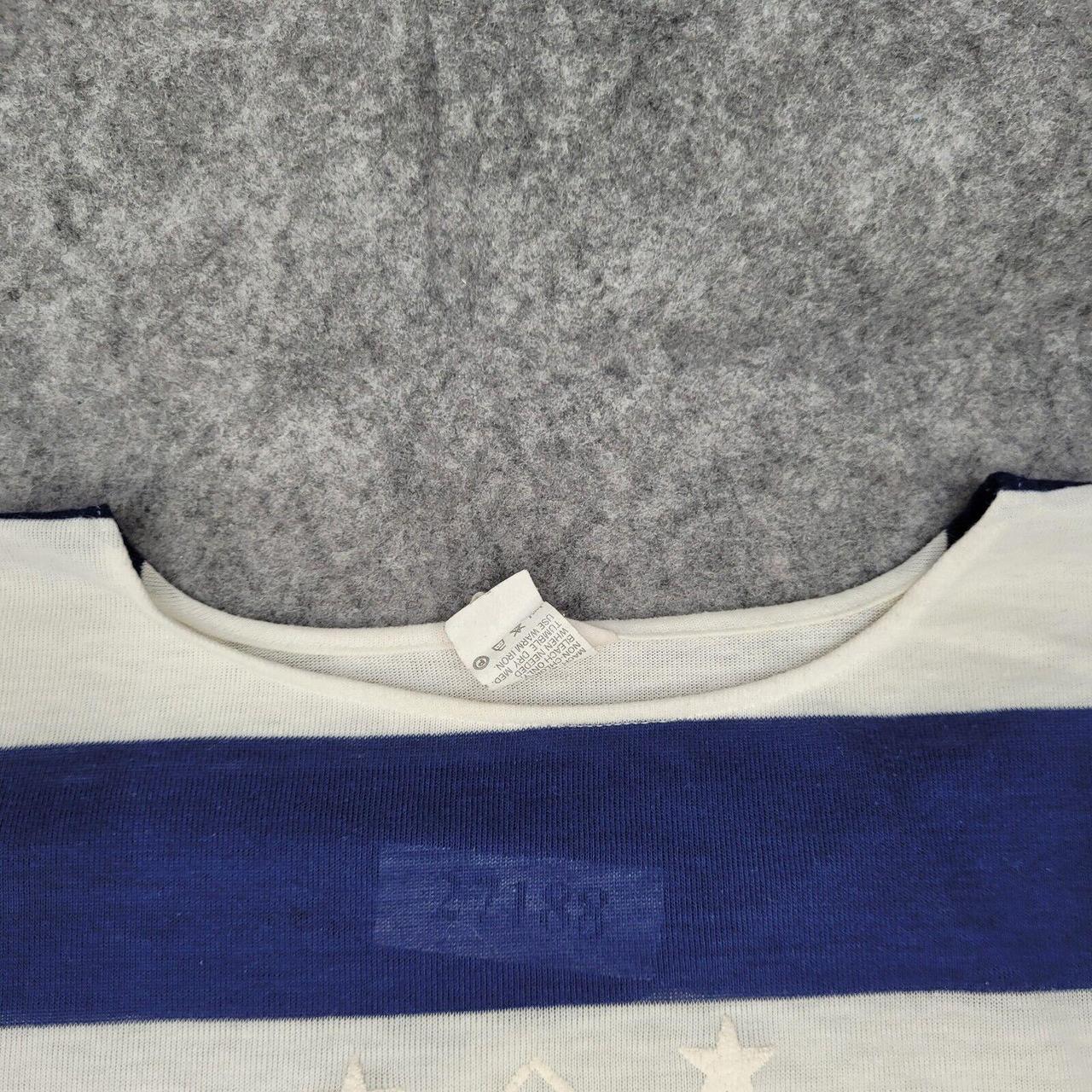 Breakaway Women's Blue and White T-shirt (2)