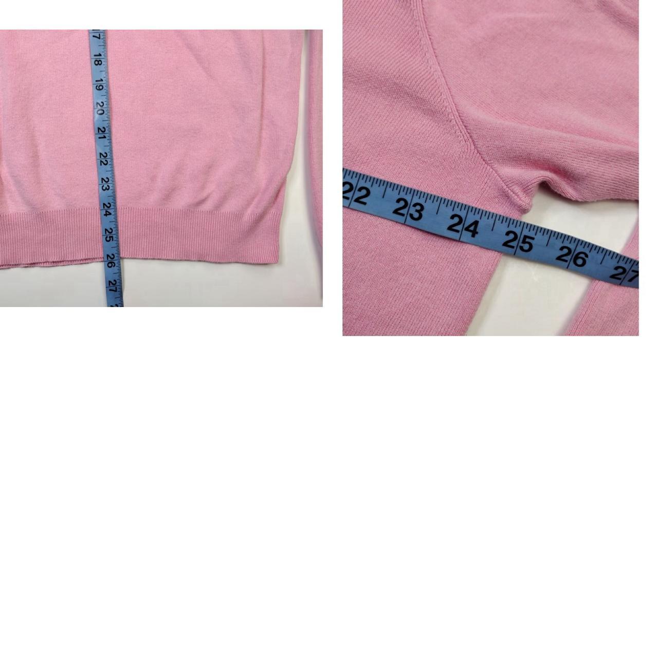 Vintage Men's Sweater - Pink - XL – This vintage … - image 8