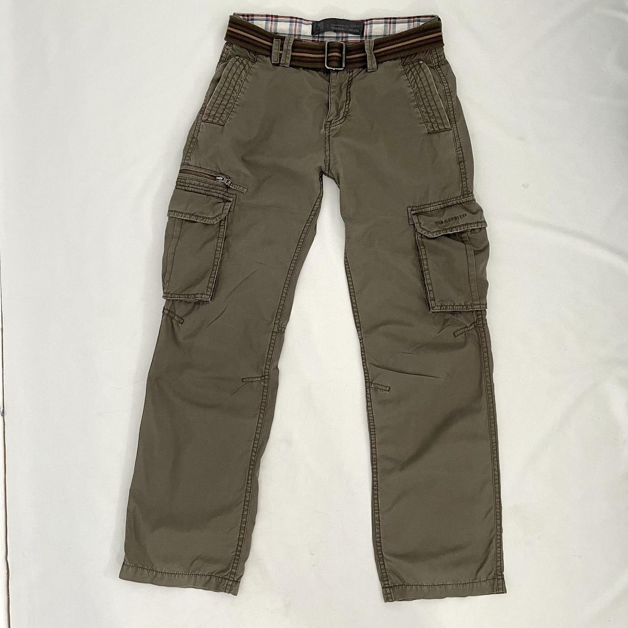 Espirit Men's Brown and Khaki Trousers | Depop