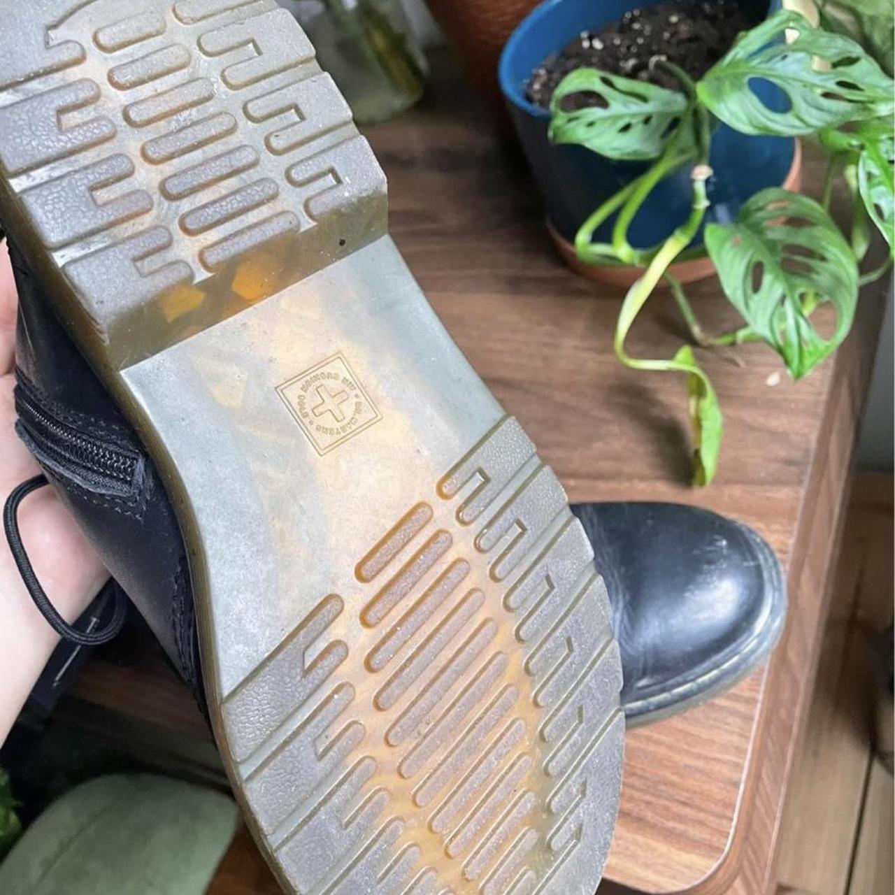 Black Dr Marten boots Size 5 in womens / 4 in... Depop