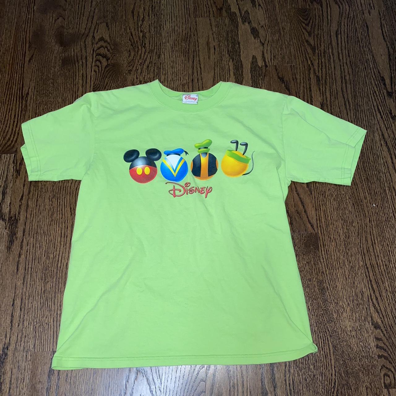 Disney Men's Green T-shirt | Depop