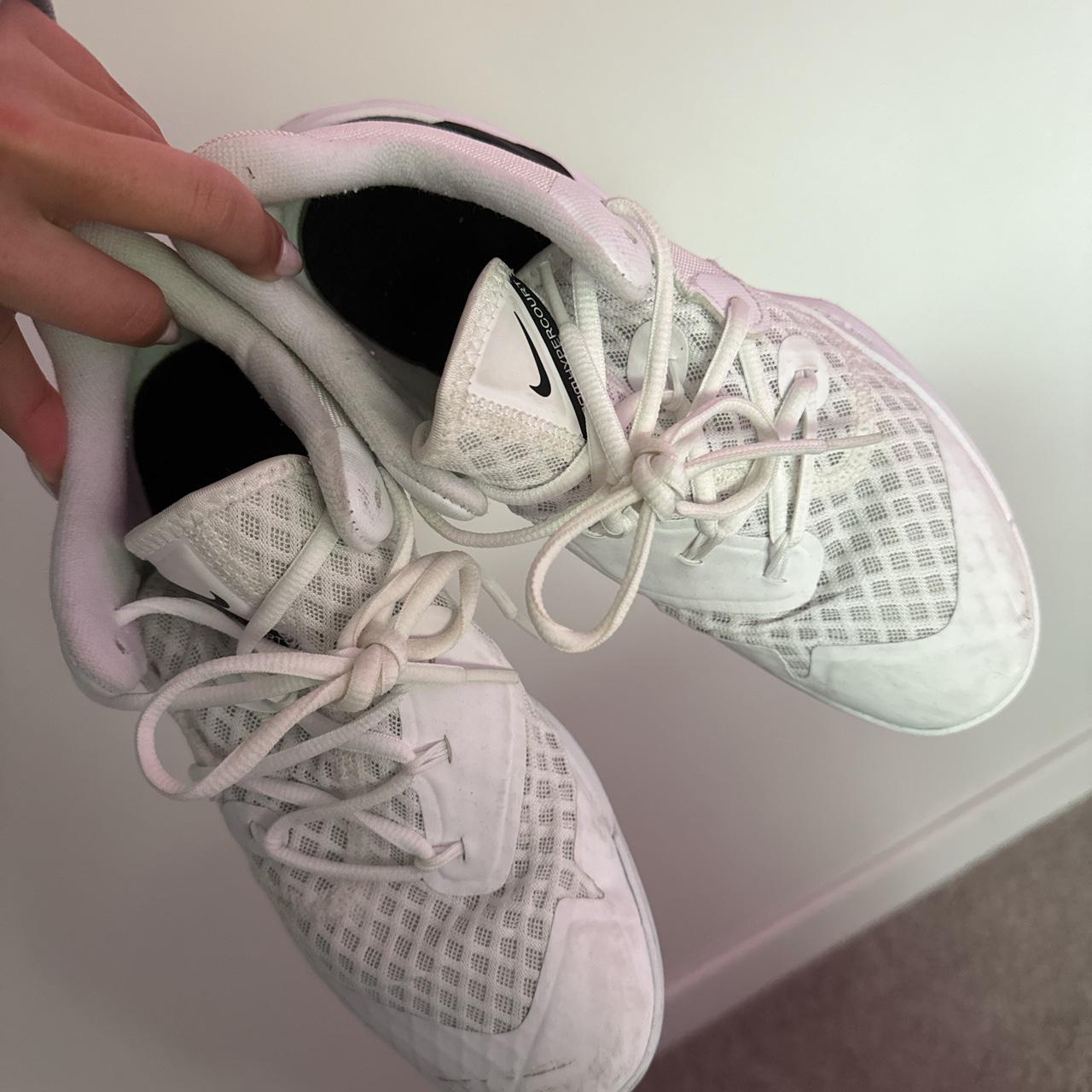 nike hypercourt volleyball shoes worn for one season... Depop