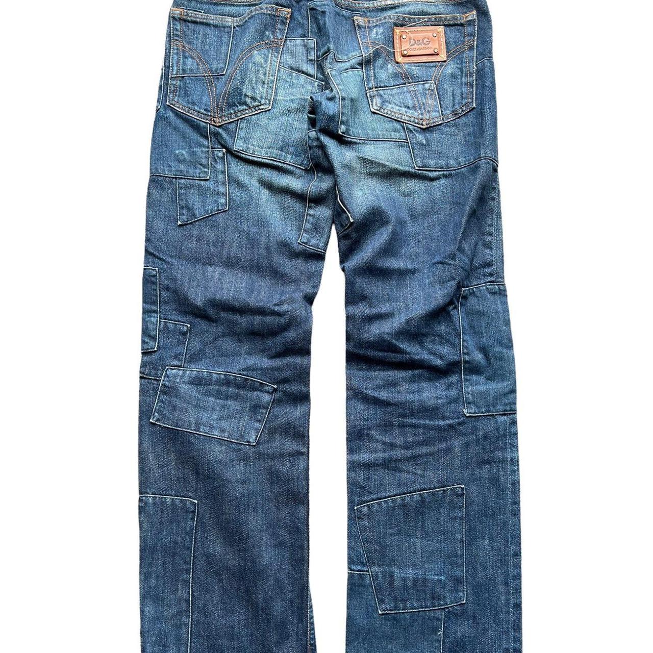 Dolce & Gabbana Patchwork Denim Marked size: | Depop