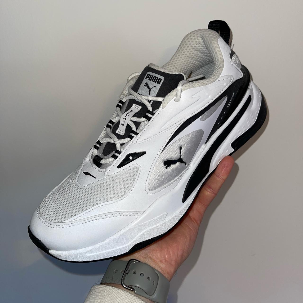 Puma RS X white silver grey black UK 8.5 Like new