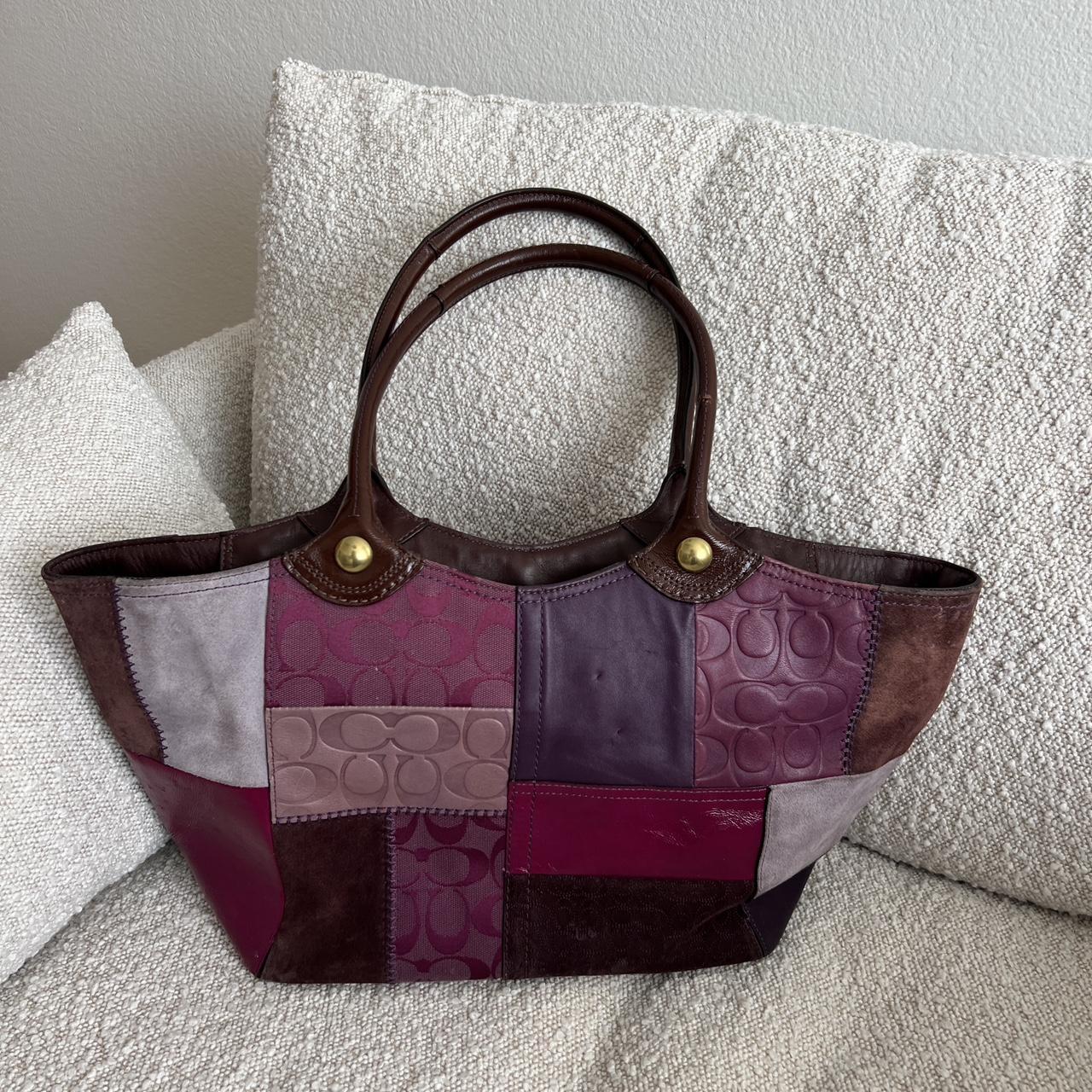 Hamilton hobo leather handbag Coach Pink in Leather - 34929480