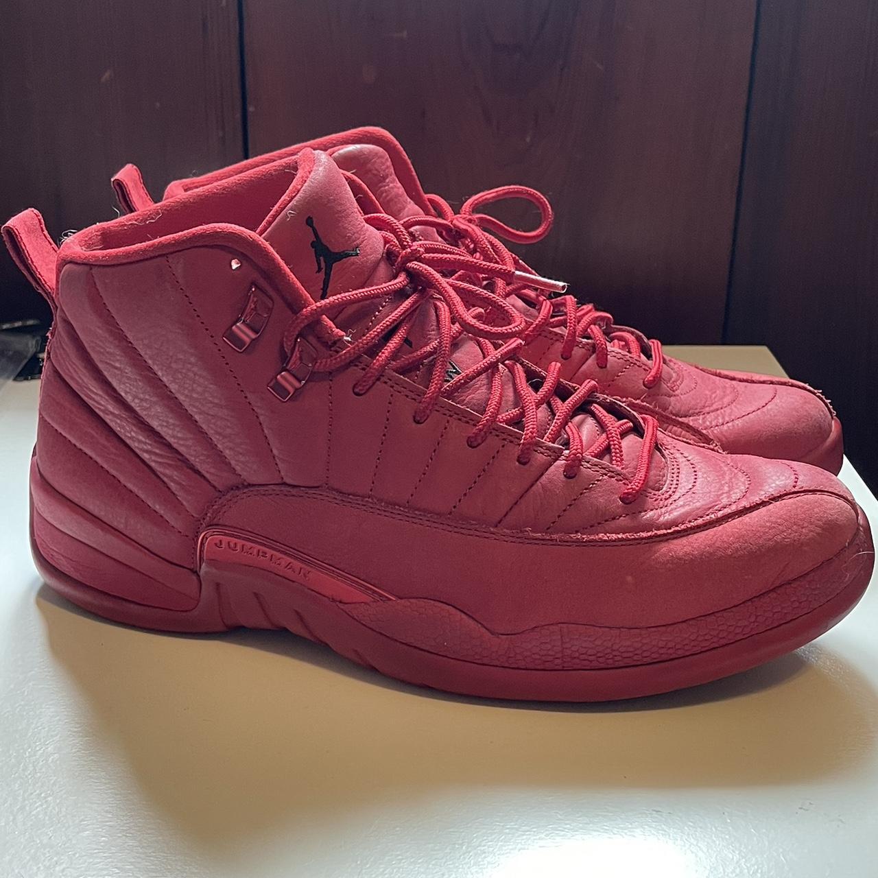mens red jordan 12