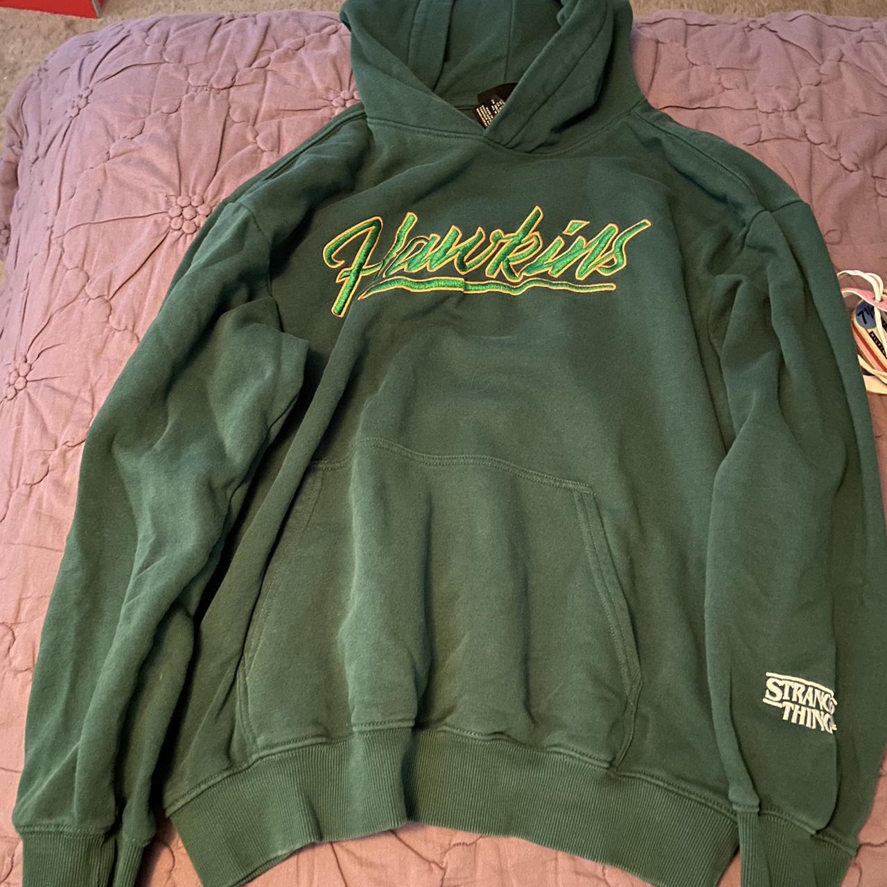 H&M Men's Green Hoodie Depop