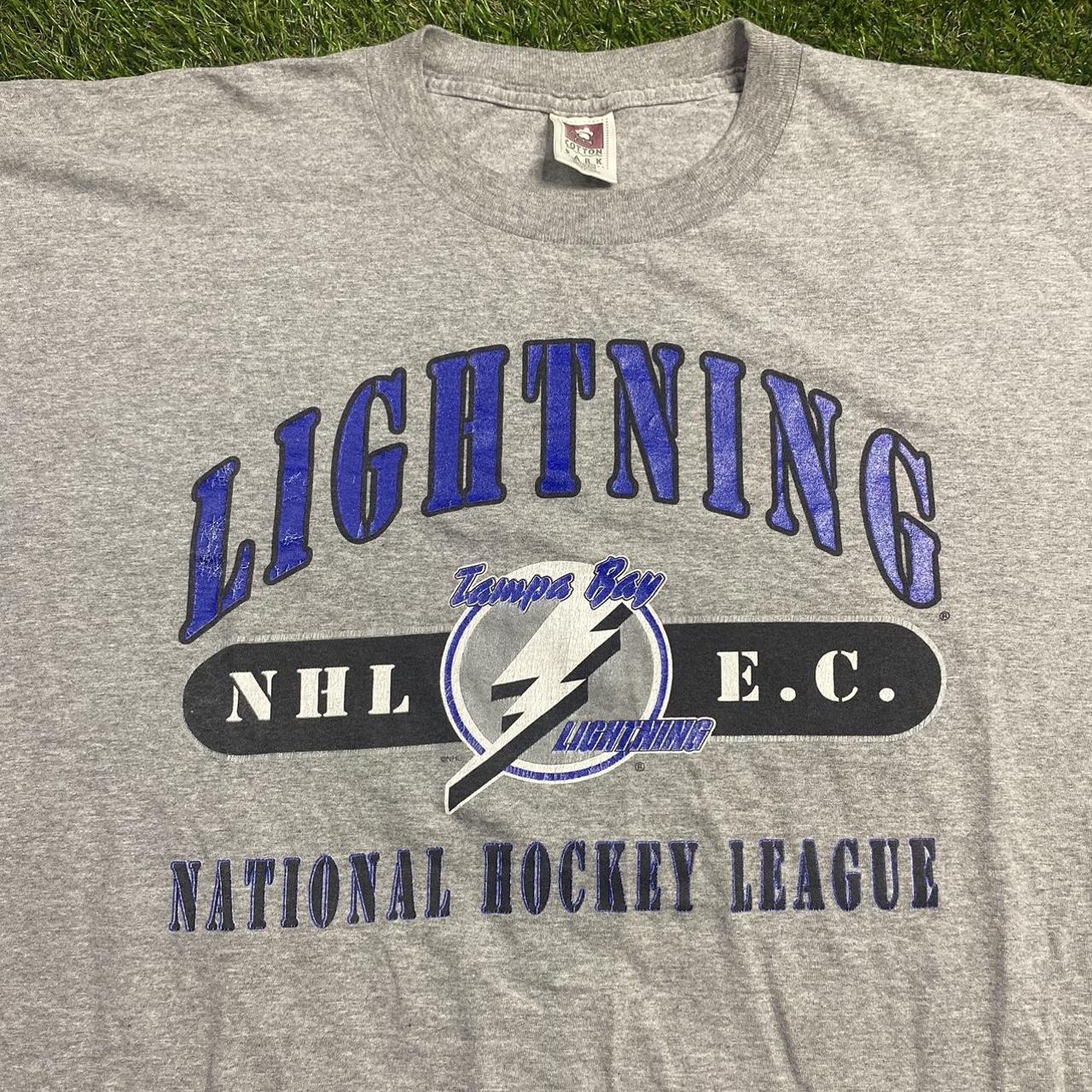 Tampa bay lightning vintage jersey - Depop