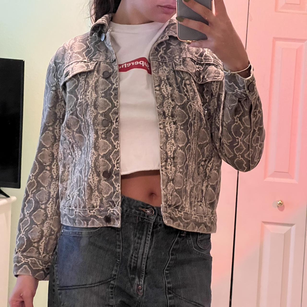 Blanknyc 2024 snakeskin jacket