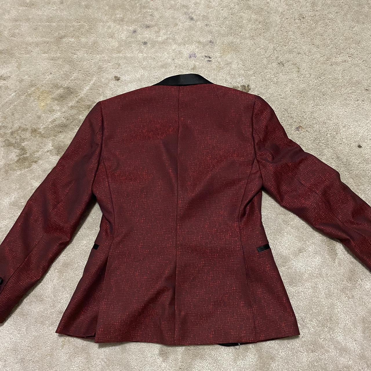 Men's Red and Black Jacket | Depop