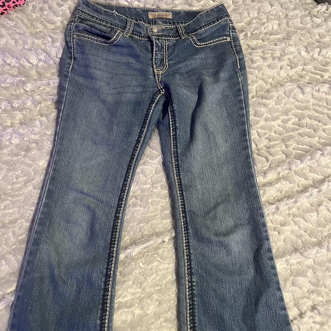 Nine West Women's Navy Jeans | Depop