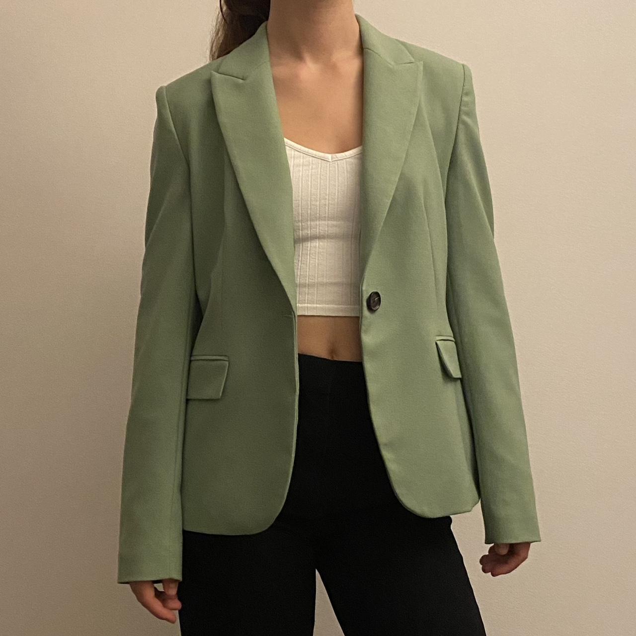 light green Blazer, size: 36, brand: zara, only worn once