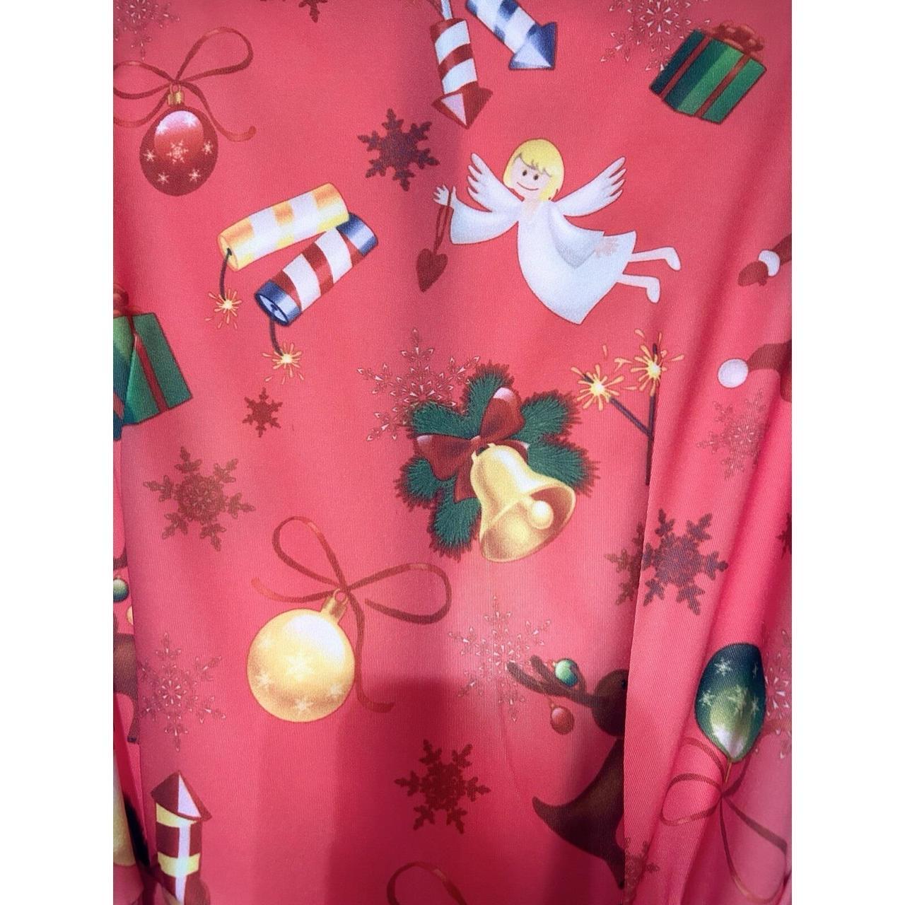 Women's Party Dress - Red/Green - M – Ouges Chris… - image 3