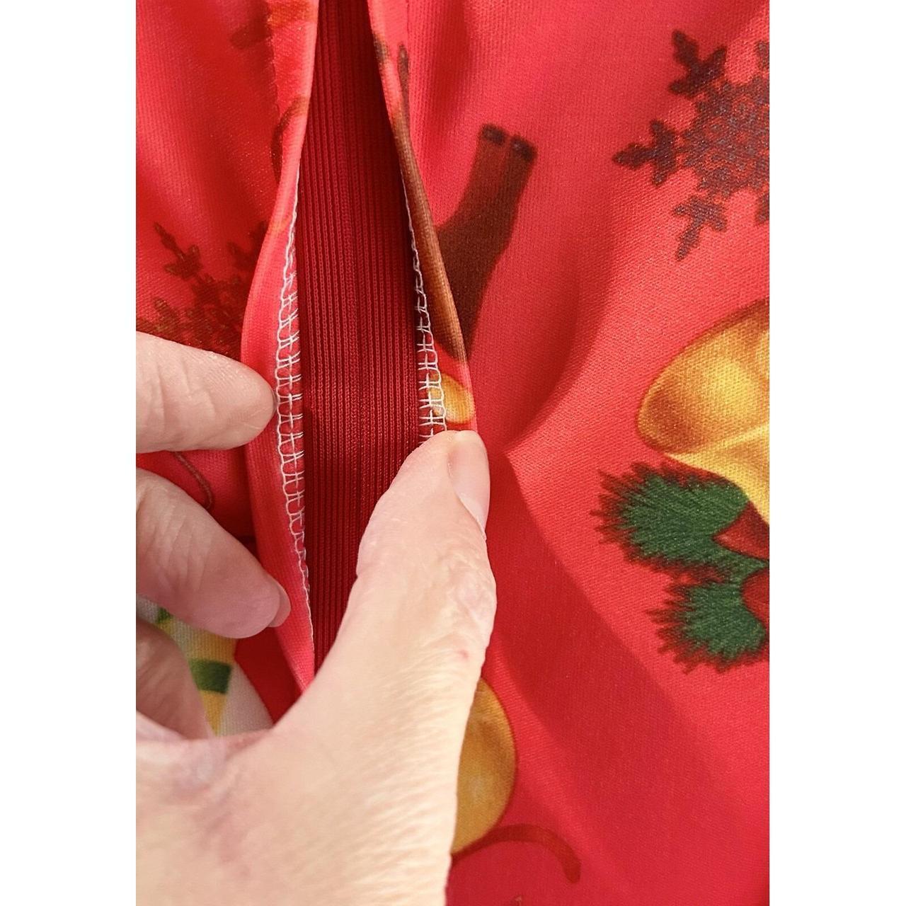 Women's Party Dress - Red/Green - M – Ouges Chris… - image 7