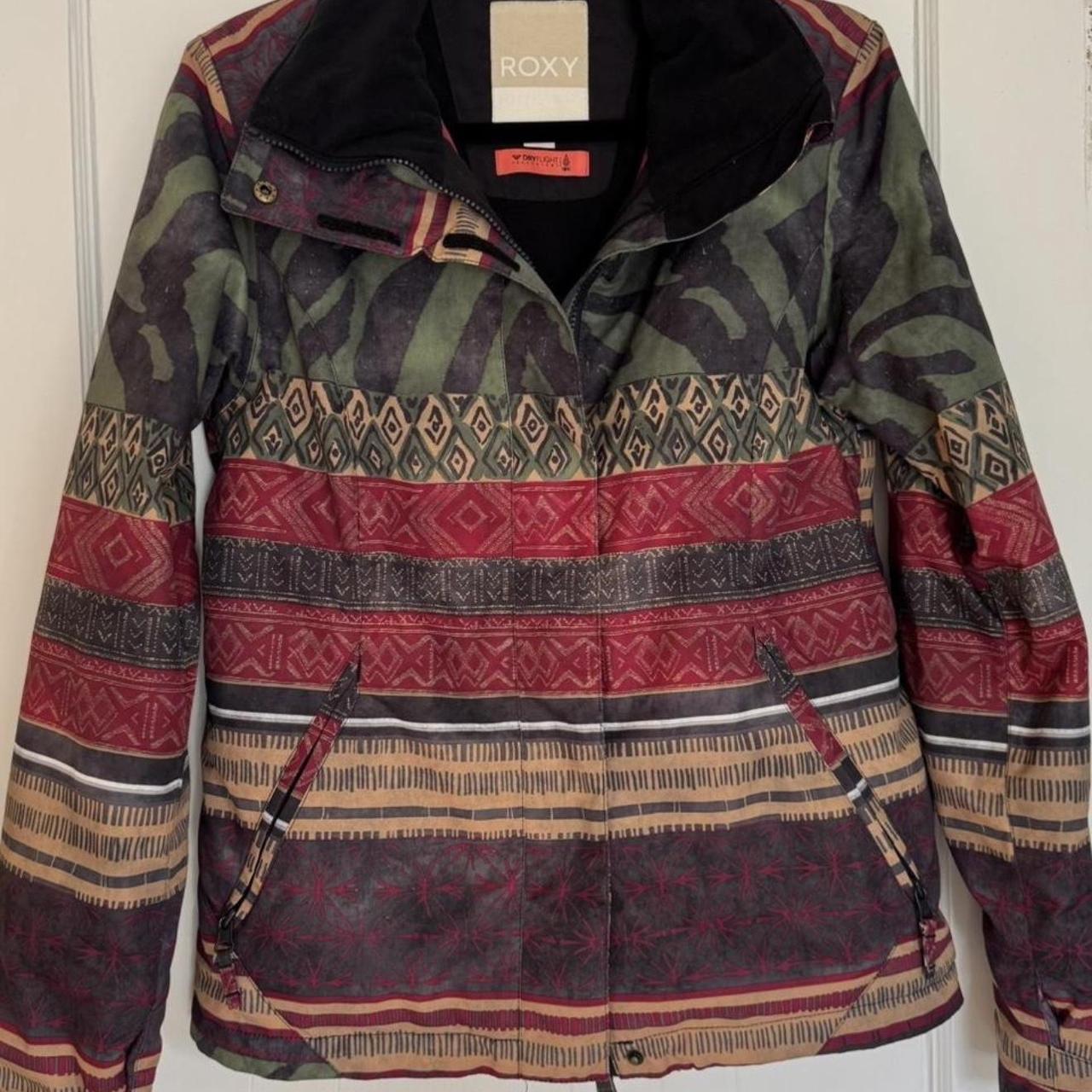 Roxy Women's Jacket - Multi/Green - M – Roxy snow… - image 2