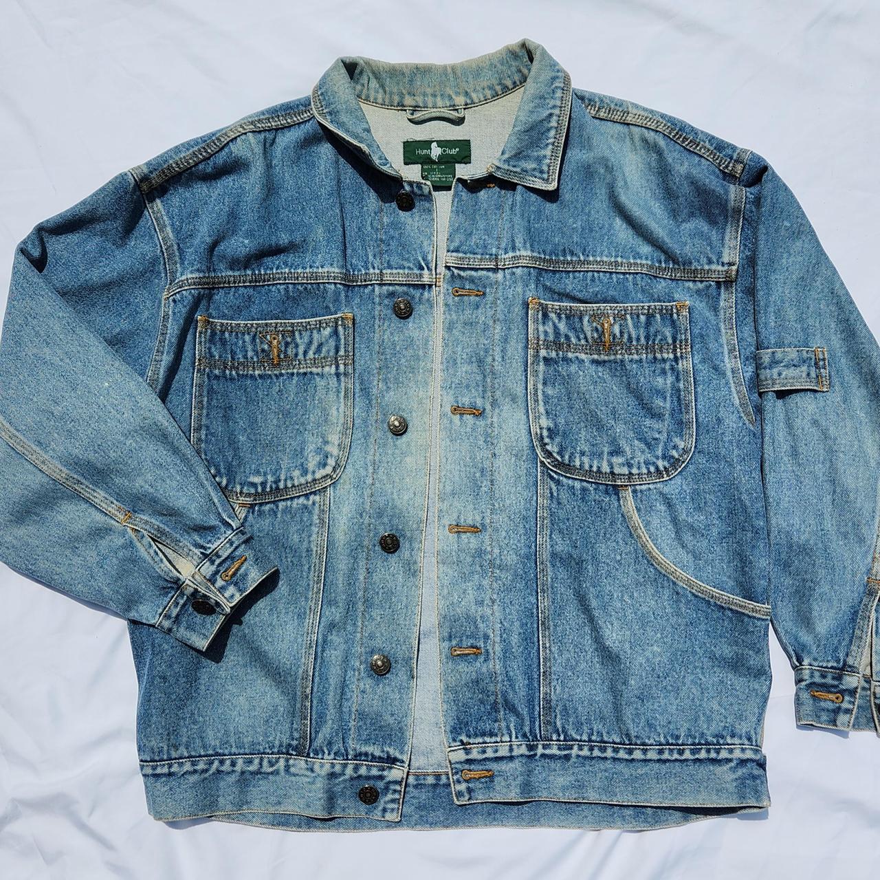 Vintage Hunt Club Jean Jacket size Large - Depop