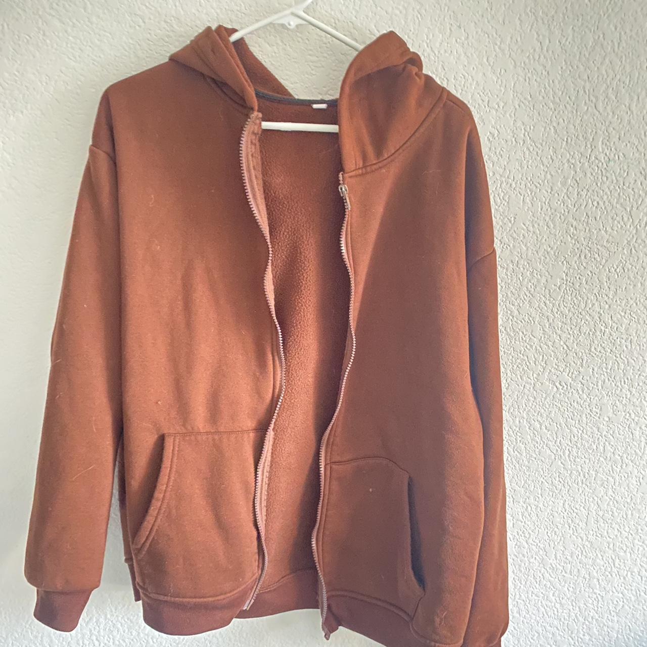 Men's Brown Hoodie Depop